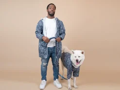 French Bandit Bandit X Flotte - L'Impermeable Pour Humain Paisley Bleu Best