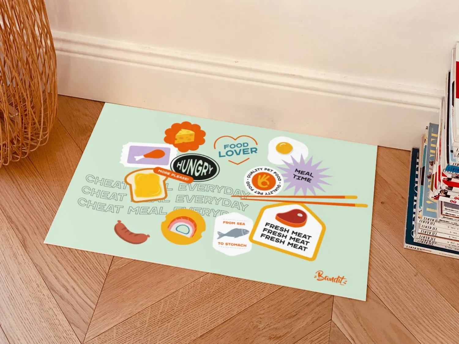 French Bandit Kit Tapis + Gamelles Store